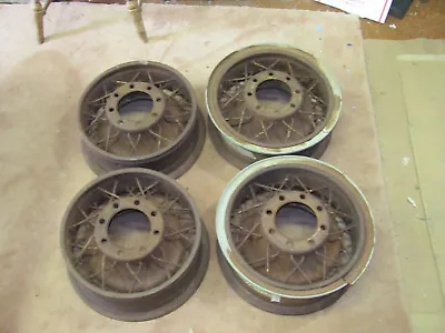 4 Vintage Wire Wheels RAT ROD  16  Diameter • $295