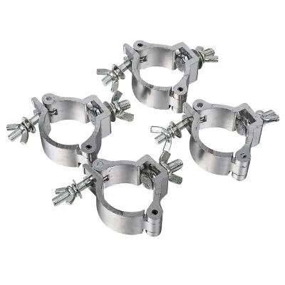 4pcs 2Inch Truss O Clamps Load 220lb Heavy Duty DJ Stage Lighting Hook Mount • $24.99