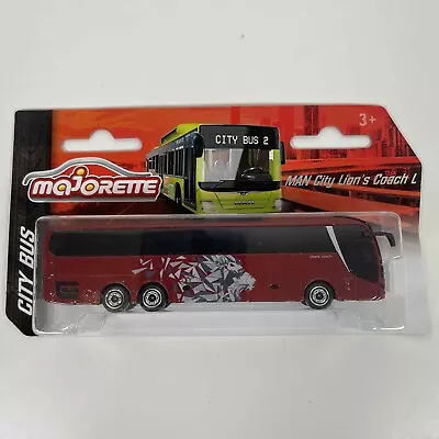 Majorette - City Bus - MAN City Lion’s Coach L - Red • $8.70