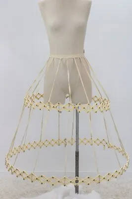 Vintage Collapsable Hoop Skirt Crinoline Frame Belle O' The Ball With Case 1950s • $239.36