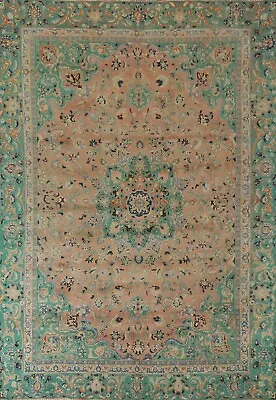 Vintage Floral Ardakan Traditional Area Rug 9'x11' Hand-knotted Dining Room Rug • $1671