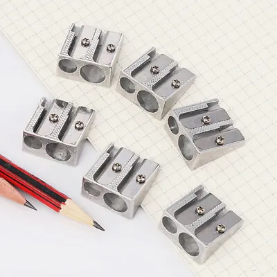 New Reliable Metal Pencil Sharpeners Double Hole Drawing Writing Sharpener+.go • $0.97