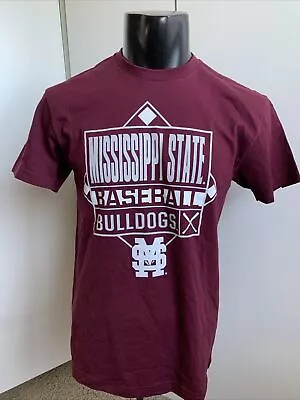 *NWT* Mississippi State Bulldogs Baseball Men’s Small T-shirt Maroon • $9.99