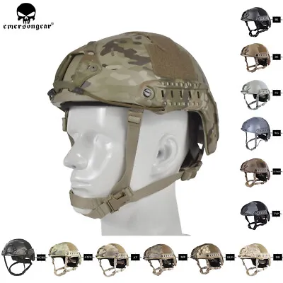 Emerson Tactical MH FAST Helmet MICH Ballistic Type Advanced W/ NVG Shroud Rails • £48.79