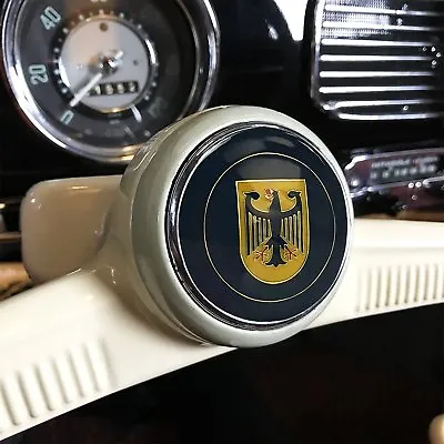 VW Volkswagen Deutschland Horn Button Insert Bug Bus Ghia Kdf Okrasa Heb Petri • $59.35