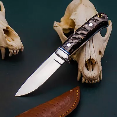 8.2'' Wild Blades Military Stainless Camping Handmade Antler Edc Chute Loveless • $0.99