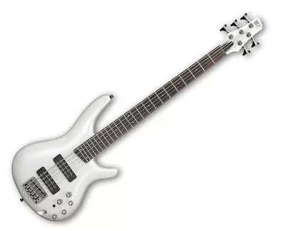 Ibanez SR305E SR Standard 5-String Bass Guitar - Pearl White • $399.99