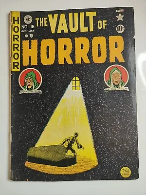 Vault Of Horror #16 1950 EC Comics Pre Code Horror PCH Golden Age 1st Print • £199