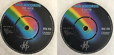 £4.99 • Buy M Pop Muzik - 7  Used Vinyl Record