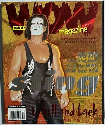 STING World Of Wrestling Magazine WOW Issue 4 AUGUST 1999 * No Poster • $5.99