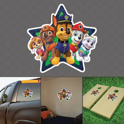Paw Patrol Decal Kids Sticker For Windows Wall Bumper Car Truck Room Gift Decor • $24