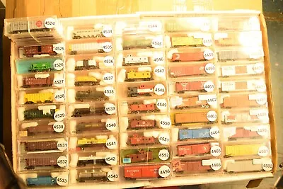 N Scale BOX CAR BN CN GN RG IC CP CNW MILW RI UP CR SSW GWS Sold Individually • $14.95