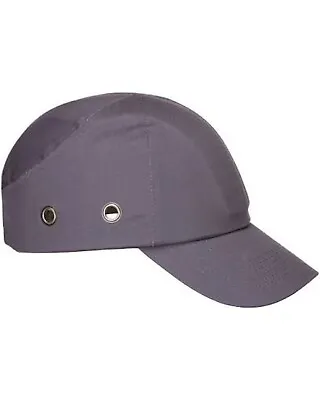 Portwest Cap Safety Work Wear Hard Hat Head Protection Baseball Grey • £10.99