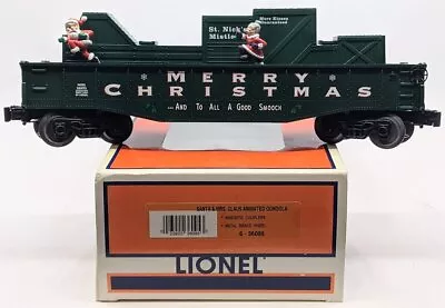 Lionel 6-36095 O Gauge Animated Christmas Gondola LN/Box • $35.59