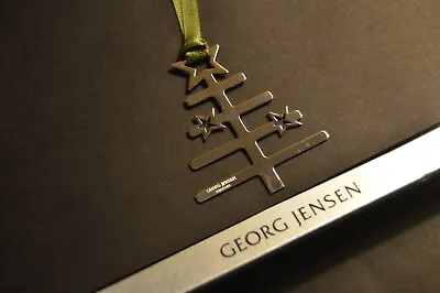 £4.95 • Buy GEORG JENSEN LIMITED EDITION 2014 Christmas TREE Decoration Silver NEW
