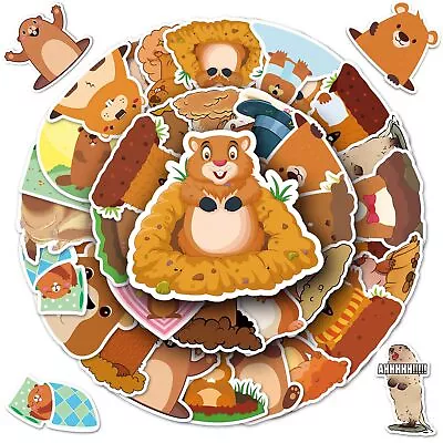 50PCS Groundhog Stickers Cute Marmot Stickers For Teens Boys Girls Adults W... • $11.96