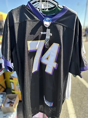 MICHAEL OHER BALTIMORE RAVENS JERSEY NFL ON FIELD Nike SIZE XL FOOTBALL #74 • $5.51