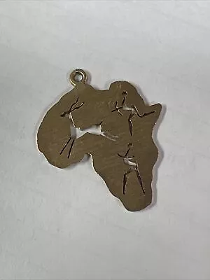 Vintage 9k Gold Charm South Africa Handcrafted D27 • $120