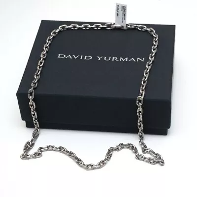 New DAVID YURMAN Men's 6mm 24  Shipwreck Chain Necklace In Sterling Silver • $1195