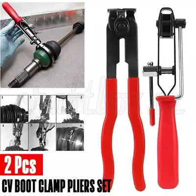 CV Joint Clamp Fixing Joint Boot Clamp Plier Tool Set Crimps & Flattens Clamps • $18.45