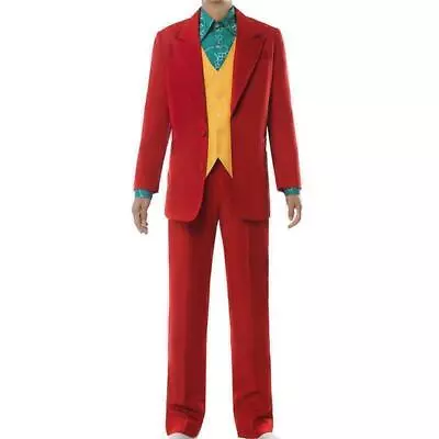 Movie Joker Arthur Fleck Mens Clown Fancy Costume Suits Cosplay Outfit Christmas • £49.66