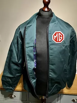 Superb MG Badged Jacket Roadster MGA MGB Midget MGF Motorsport L 44-46  Chest • £28.50