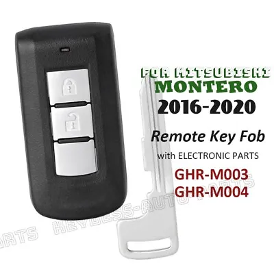 GHR-M003 For Mitsubishi Montero 2016-2020 Smart Keyless Remote Key Fob GHRM004 • $65.36