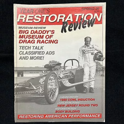 Original VINTAGE 1996 YEAR ONE RESTORATION Catalog MUSCLE CAR Camaro 24 Pages • $50