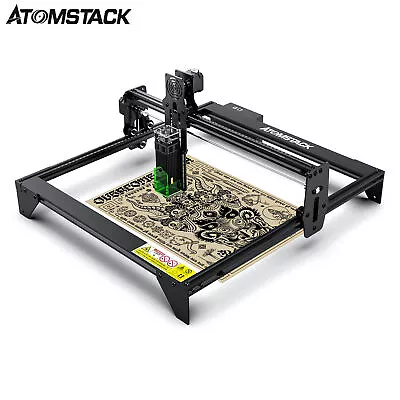 ATOMSTACK A5 5W CNC Laser Engraver 410x400mm For Wood Acrylic Metal Bamboo D4B6 • $131.67