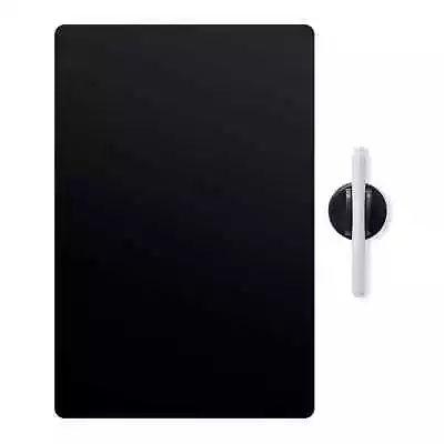 £11.99 • Buy Black A3 Dry Wipe Magnetic Fridge Whiteboard Memo Board Drywipe Notice Board UK