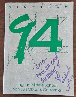 1994 Laguna Middle School Yearbook SLO Lancers San Luis Obispo Annual California • $20