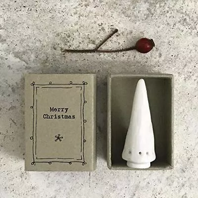 MINI Porcelain Tree Matchbox Gift | Christmas East Of India Festive Ornament • £6.95