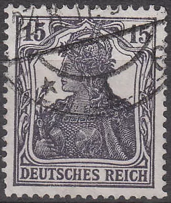 Stamp Germany Reich Mi 101 Sc 100 1917 Germania Empire Post Imperial Crown Use • $3.29