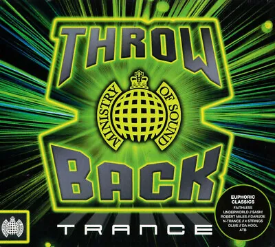 Throwback Trance Ministry Of Sound CD (3 Discs) New Sealed • £3.89