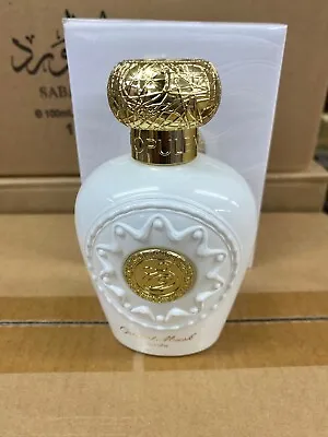 Opulent White Oud Musk  By Lattafa Halal Attar EDP Spray Perfume 100ml • £15.99