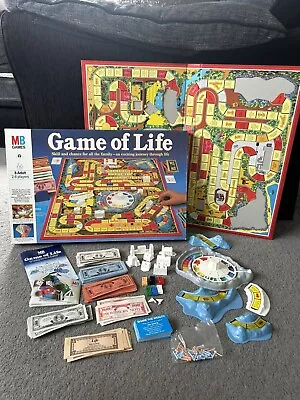 Game Of Life Board Game MB Games Vintage 1984 Good Condition And Complete  • £15