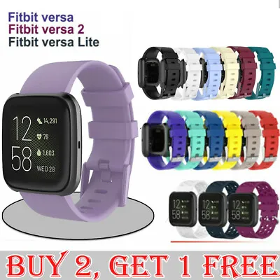 For Fitbit Versa /Versa 2 /Lite Replacement Band Wristband Silicone Sports Watch • $5.95