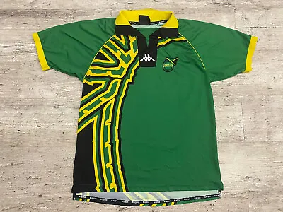 Vintage Jamaica National Team 1998/2000 Away Football Shirt Soccer Kappa • £225