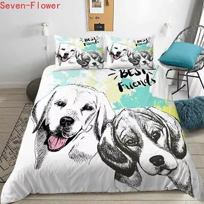 Gray Compact Ears 3D Printing Duvet Quilt Doona Covers Pillow Case Bedding Sets • $79.20