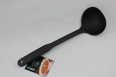 Ladle Black Nylon Chef Aid Kitchen Utensils Tools Scoops Serving Soups Sauces • £6.99