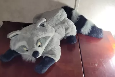 Vintage Disney Meeko Racoon 35” Plush Pocahontas Large Stuffed Animal • $32.99