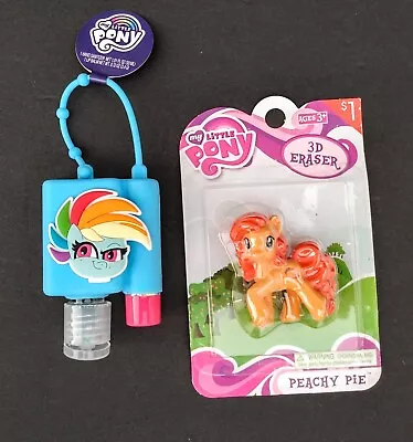 Hasbro My Little Pony Peachy Pie 3D School Eraser  & Hand Sanitizer Lip Balm  • $9.99