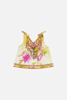 Camilla How Does Your Garden Grow Kids Tie Shoulder Top Girls Sun Dress • $79.50