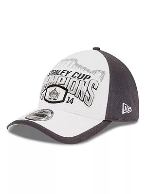 Los Angeles LA Kings 2014 Stanley Cup Champions Locker Room New Era Flex Cap Hat • $45