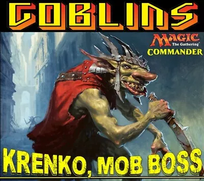 Krenko Mob Boss MTG EDH Commander Deck | Mono Red Goblins! 0413 • $43.20