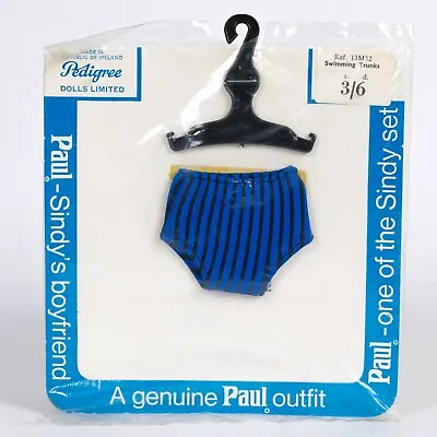 MOC Vintage Pedigree Sindy 1960s Paul Swimming Trunks 13M52 • $21.30