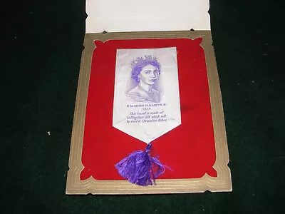 Coronation Queen Elizabeth Ii Souvenir Lullingstone Silk Tassel 1953 Royalty • £9.99