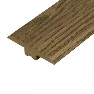 Laminate Wood Flooring T Section MDF Threshold Strip Edge Profile Door Strip Bar • £1.99