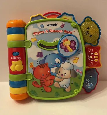 VTech Rhyme & Discover Book Interactive Story Book Tested And Works • $9
