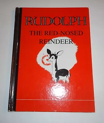 Vintage 1967 Montgomery Ward Rudolph The Red-Nosed Reindeer Children's Book HC • $19.99